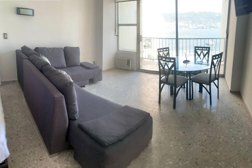 Loft Con Vista Al Mar Y Acceso A Playa Appartement Acapulco Buitenkant foto