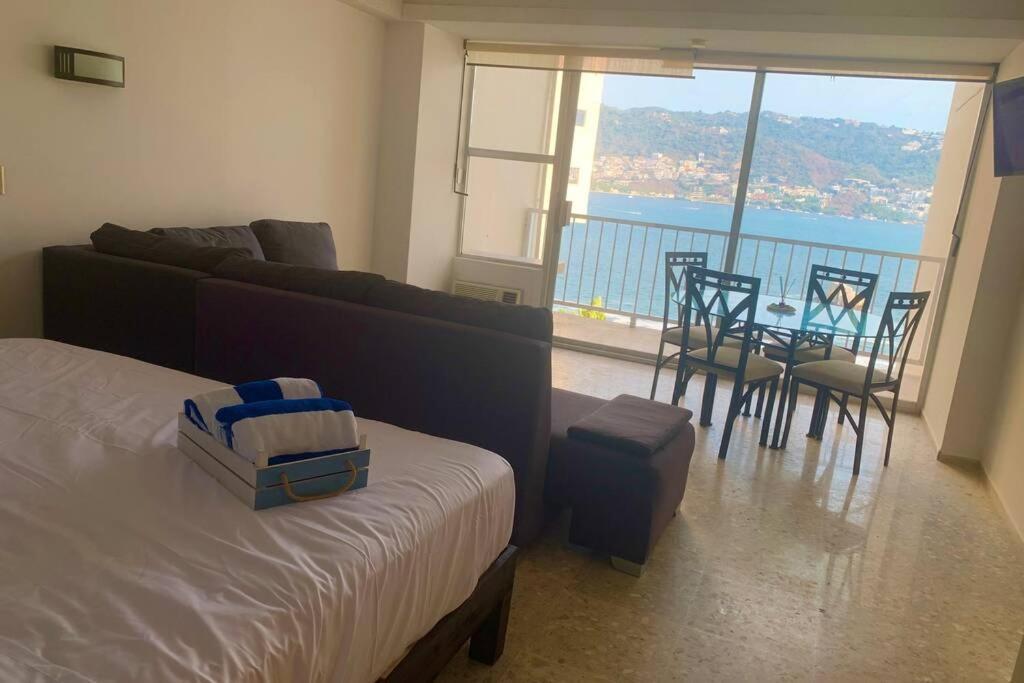 Loft Con Vista Al Mar Y Acceso A Playa Appartement Acapulco Buitenkant foto