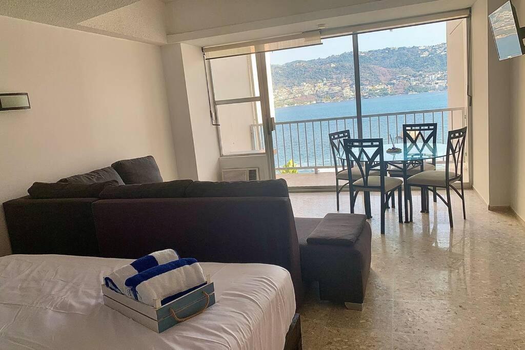 Loft Con Vista Al Mar Y Acceso A Playa Appartement Acapulco Buitenkant foto