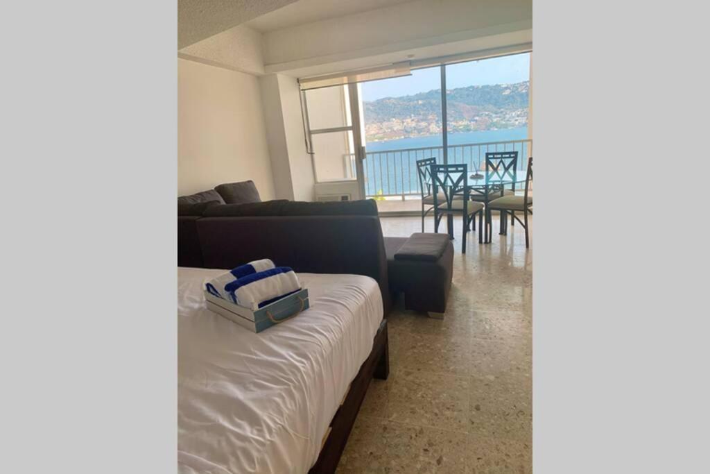 Loft Con Vista Al Mar Y Acceso A Playa Appartement Acapulco Buitenkant foto